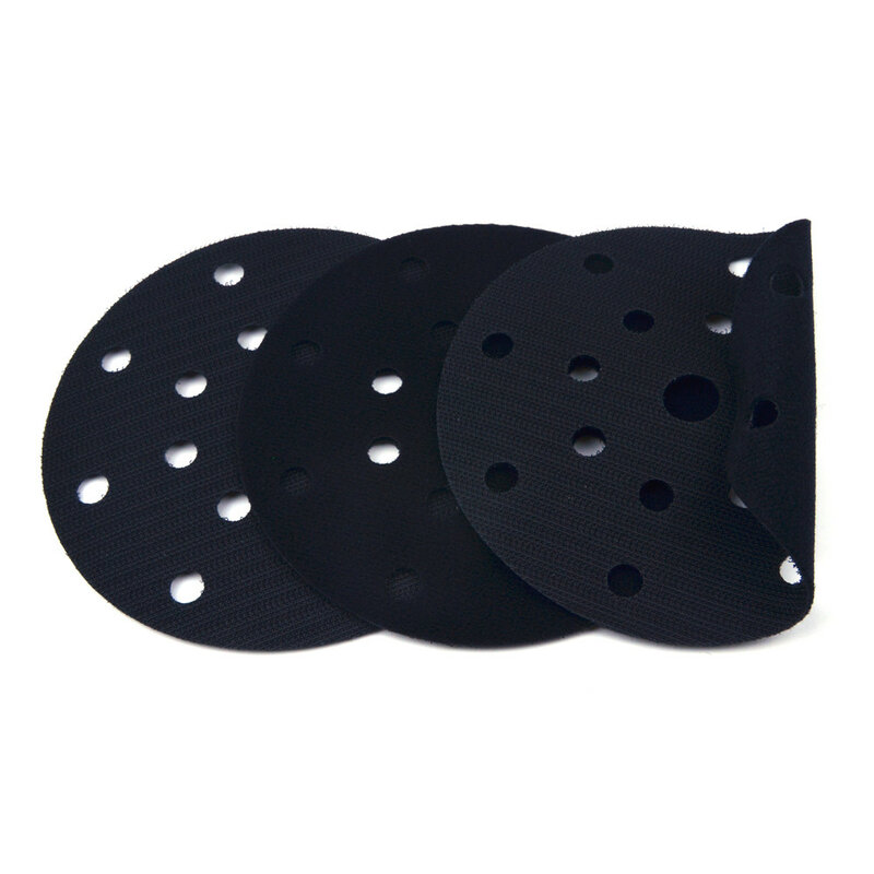 Disque de protection de surface ultra mince, 6 pouces, 17 trous, 150mm, sous-interface pour le polissage et le meulage, crochet et boucle, 2 pièces