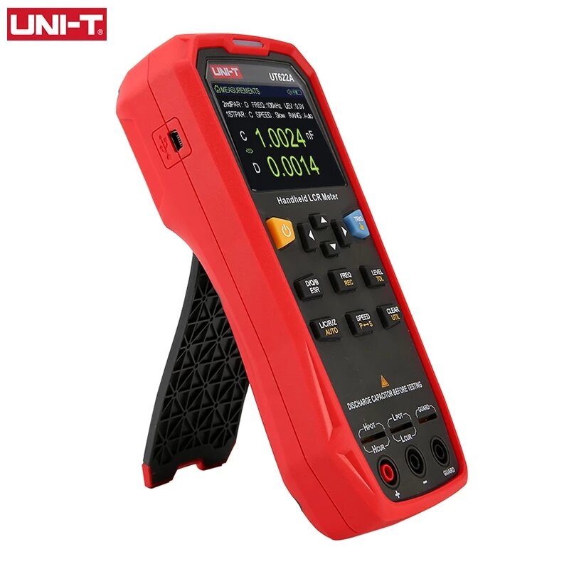 UNI-T handheld lcr digital brücke meter; ut622e hochpräzise industrielle komponenten induktivität widerstand kapazität tester