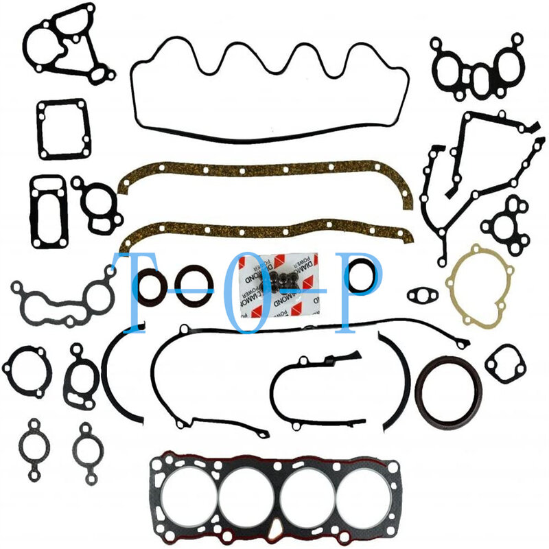 Juego de juntas de reparación de motor para Nissan, Kit de reparación de motor para Nissan Sunny Cherry Pulsar 11044-31M00 11044-33M10 10101-65A25, E16S