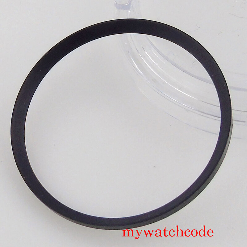 Caixa de peças de relógio de pulso de plástico 31.2mm anel de capítulo para movimento nh35 45mm bliger watch case