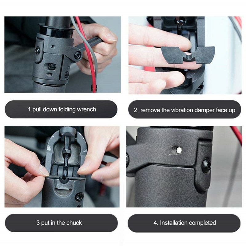 Amortiguadores de vibración de goma para patinete eléctrico Xiaomi M365, amortiguadores de aislamiento de viberación, almohadilla de goma, accesorios para Xiaomi M365