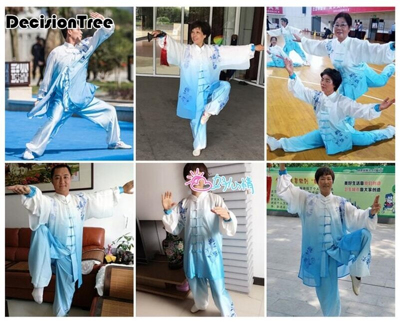 Conjunto uniforme bordado de Tai Chi para homens e mulheres, roupas kungfu, wushu chinês, masculino e feminino, 2023