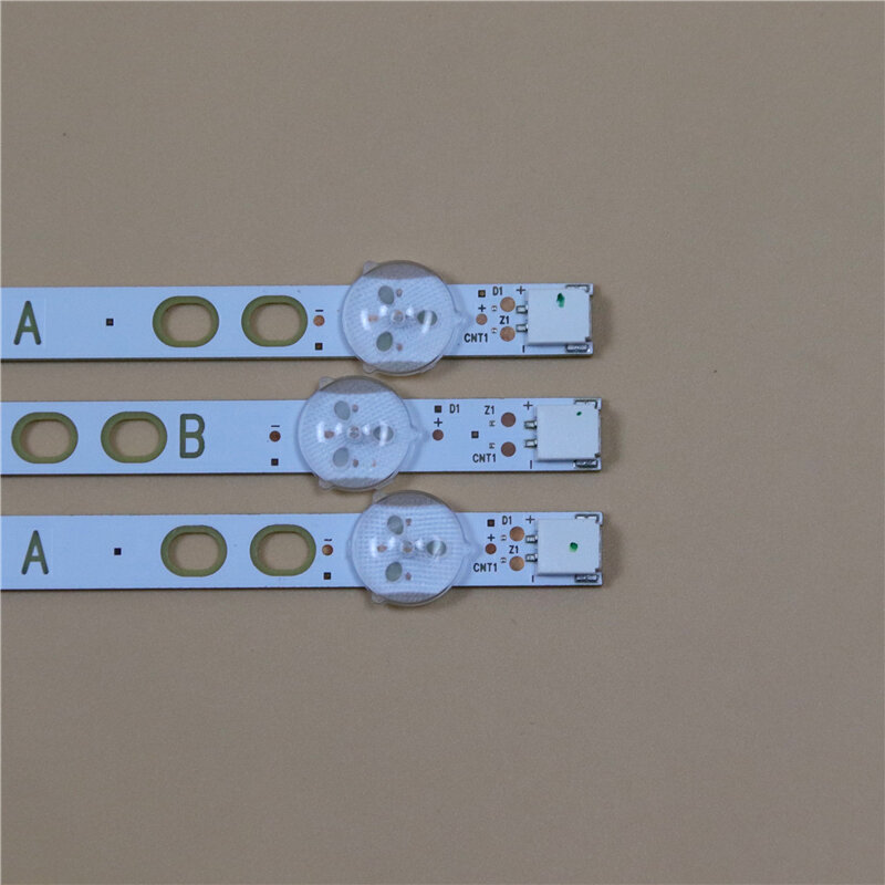 Barres de LED TV pour Telefunken 40TF6020, 3 pièces neuves, bandes de rétro-éclairage LED, lampes d'objectif LB40017 V0 V1_05-38S
