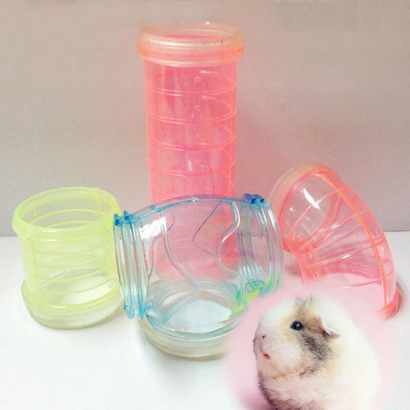 Hamster Mouse Cage Replacement Tube  Line Training Game Pack Curves Straights Connectors Small Hamster Animal Cage Accessories