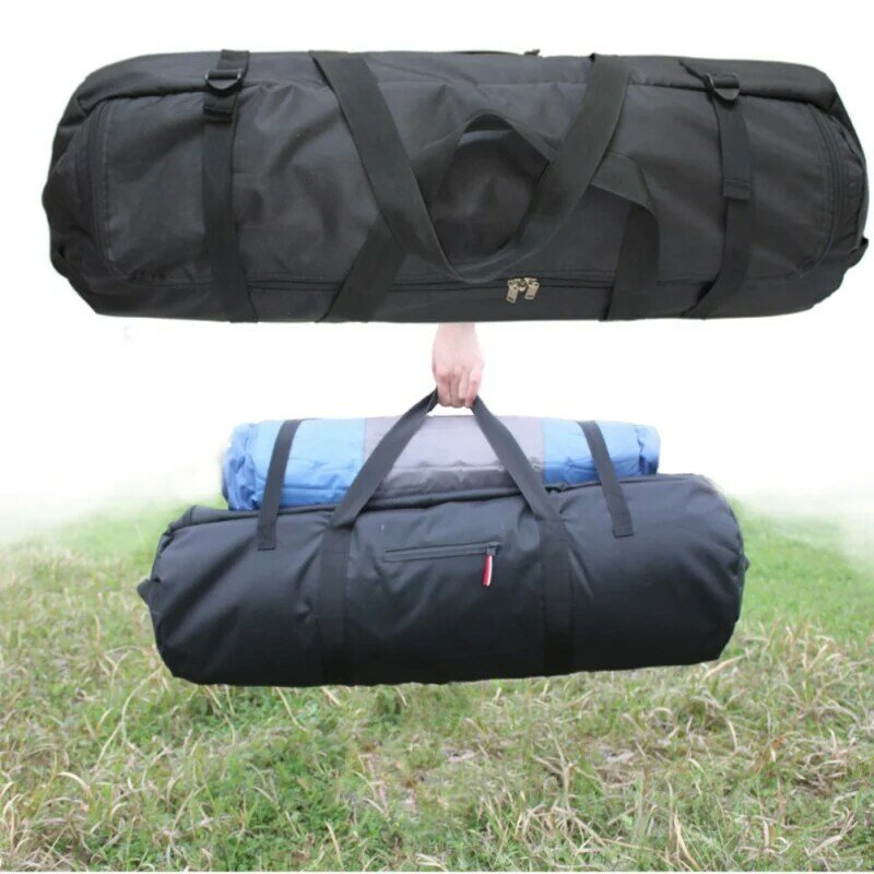 40/65L Tas Tenda Lipat Luar Ruangan Tas Tangan Bagasi Tahan Air Tas Tidur Kantong Penyimpanan Dapat Dilipat untuk Mendaki Berkemah Bepergian