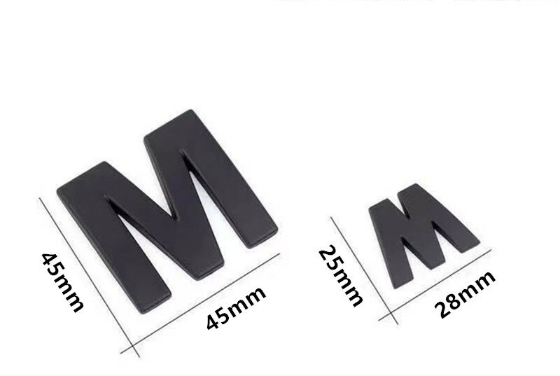 1 Chiếc 3D Kim Loại 45Mm 25Mm DIY Hình Bảng Chữ Cái Quốc Huy Số Chrome Nhãn Dán Xe Hơi Kỹ Thuật Số Huy Hiệu Phụ Kiện xe Máy