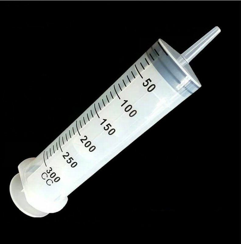 Grande seringa reutilizável hidroponia nutrientes, Health Measuring Injector Tools, Acessórios para alimentação para cães e gatos, 150 ml, 200 ml, 300 ml
