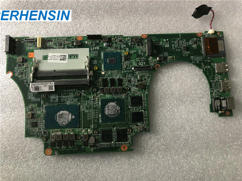 MPYPP-Placa-mãe do portátil para Dell Inspiron 7559, DDR3L, DAAM9AMB8D0, AM9A, 1P4N7, i7-6700HQ, GTX960M V4G, CN-0MPYPP
