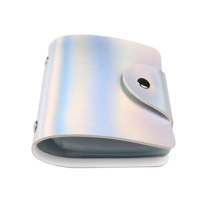 New Design 32Slots Laser Silver Stamping Plate Case/Organizer/Holder DIY Nail Art Plate Organizer Storage Bag For6*8cm