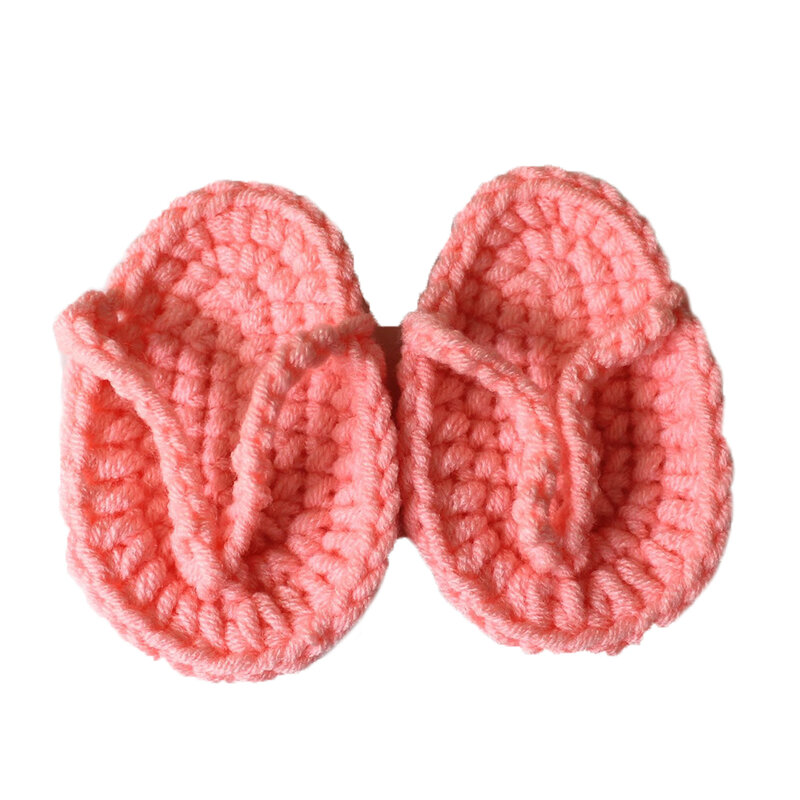 Pasgeboren Fotografie Props Mini Hand Haak Baby Slippers Baby Foto Props Schoenen Accessoires Studio Meisje En Jongen Babyphoto Props