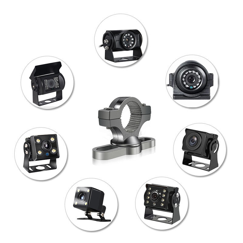 Car Rear View Camera Bracket Mount Kit Clamp Holder For Handlebar/Tube/Trailer/Pickups/Bike/Truck