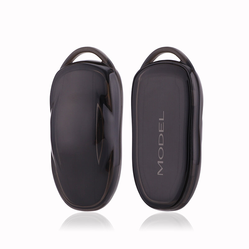Portachiavi per Tesla portachiavi modello 3 accessori per auto chiavi Cover Holder protettivo morbido trasparente elastico Shell TPU Fob