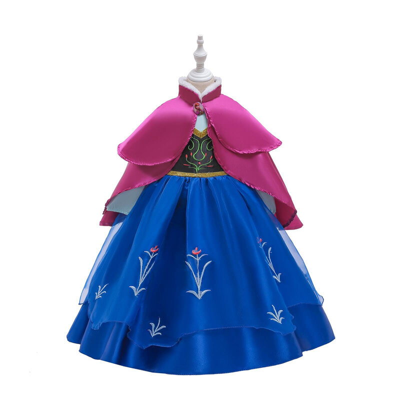 Công Chúa Anna Bộ Sưu Tập Mùa Hè Bé Gái Elsa Anna Đầm Trẻ Em Hóa Trang Váy Áo Bé Gái Sinh Nhật Đầm Fantasia Anna