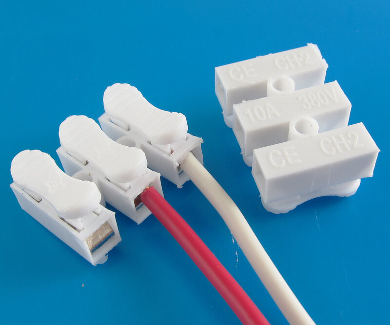 Cable de conexión rápida con tornillo libre, 3 posiciones, bloques de tiras de terminales de barrera, 10A, 1 unidad