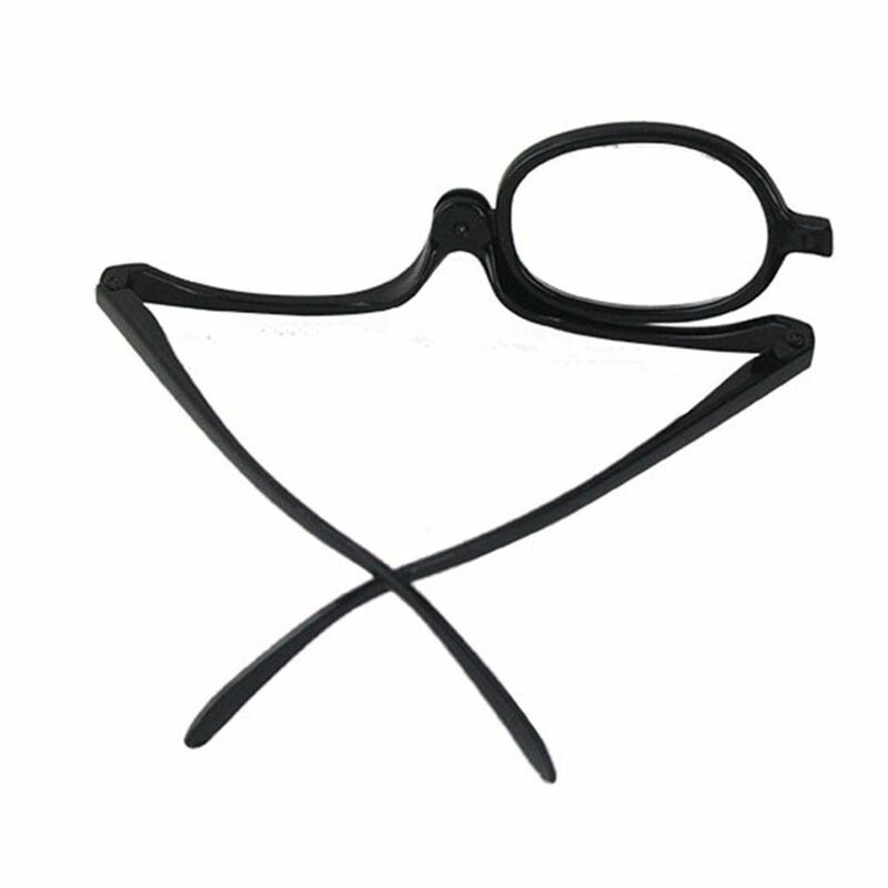 1pc lupa rotação maquiagem óculos de leitura elder dobrável óculos cosméticos geral + 1.0 1.5 2.0 2.5 3.0 3.5 4.0