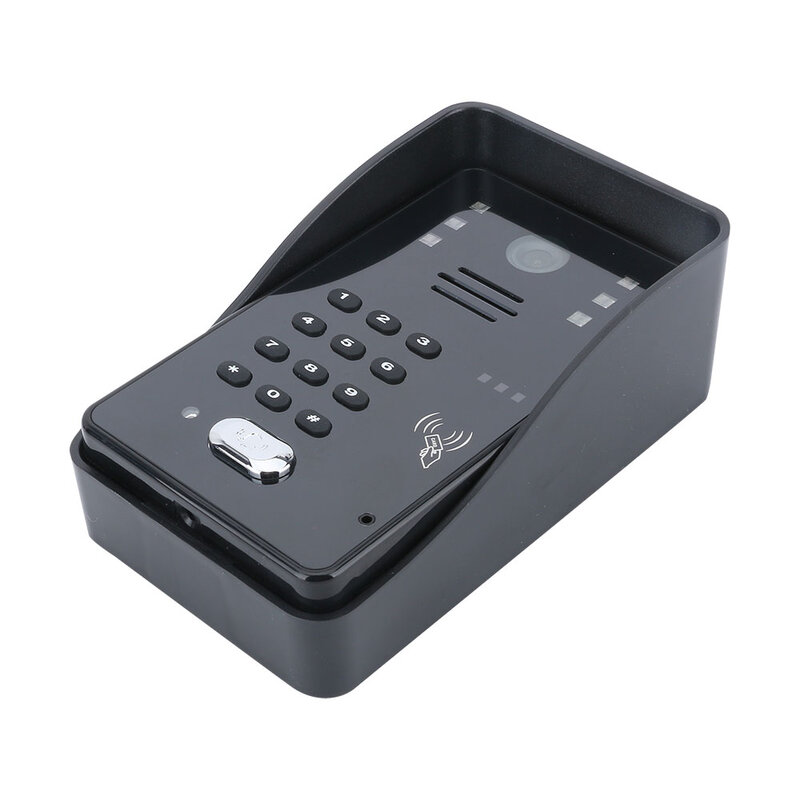 7 "LCD видеодомофон домофон дверной звонок Система с электрическим замком + беспроводной пульт дистанционного управления RFID дверной контроль доступа