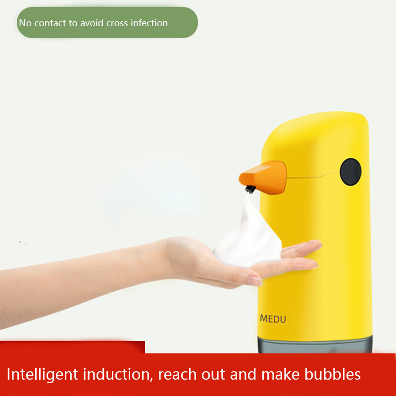 Nowy automatyczny piankowy dozownik mydła, kreskówka indukcyjna płynna pralka ręczna, inteligentna pianka do mycia rąk