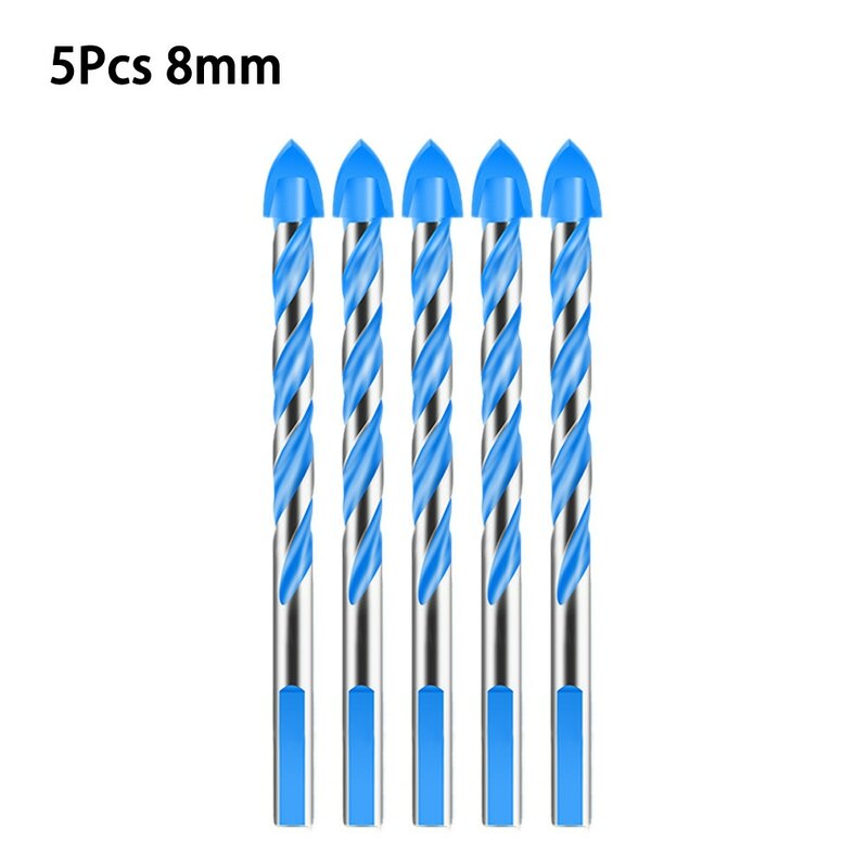 5pcs Carbide Triangle Drill Bits Marble Drilling Glass Tile Ceramic Hole Opening Drill Bit For Porcelain Floor Tiles Marble