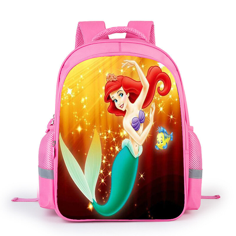 16 pouces la petite sirène Ariel sac à dos princesse enfants sac d'école conte de fées cartable livre sacs pour adolescentes mochila Bolsa