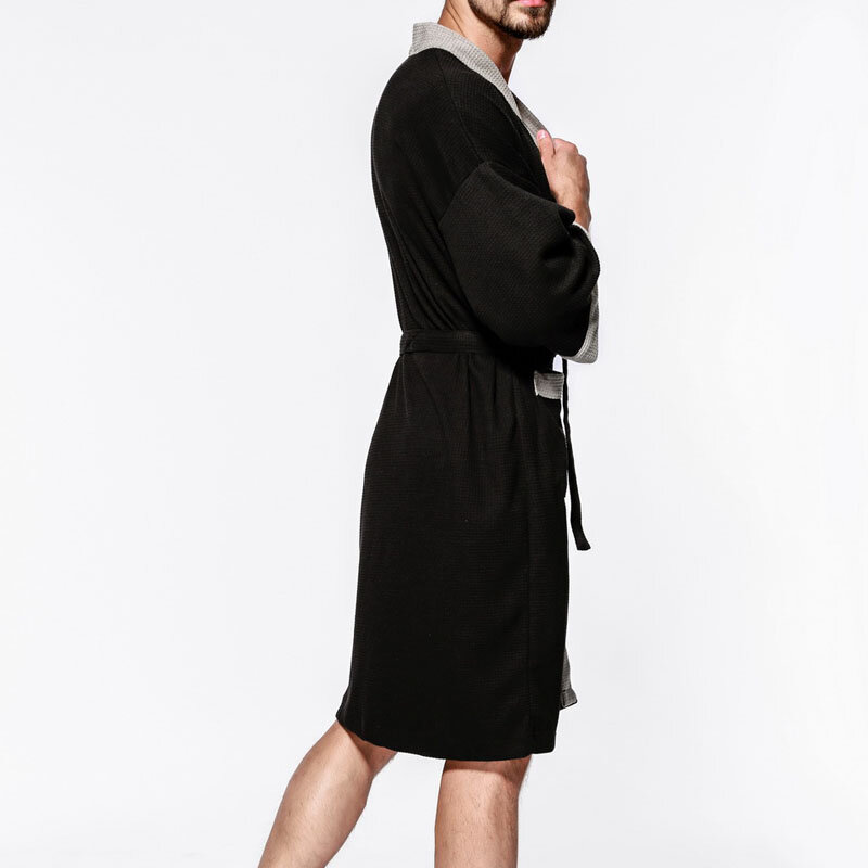 男性用春夏バスローブ,8xlバスト140cm 7xl 6xl,プラスサイズのパジャマ