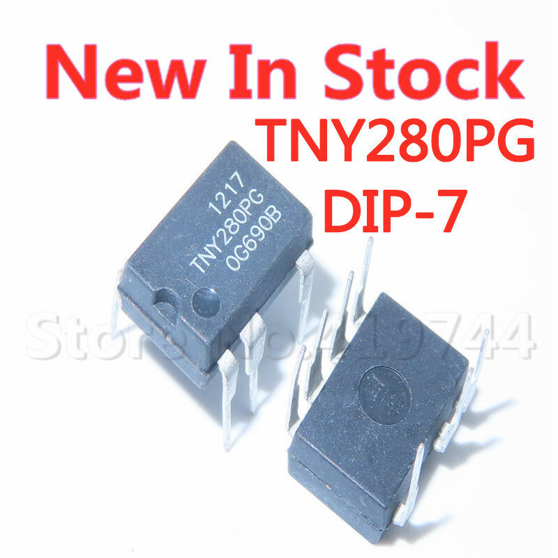 Chip de alimentación LCD TNY280PG TNY280 DIP-7, nuevo y Original, 5 unids/lote