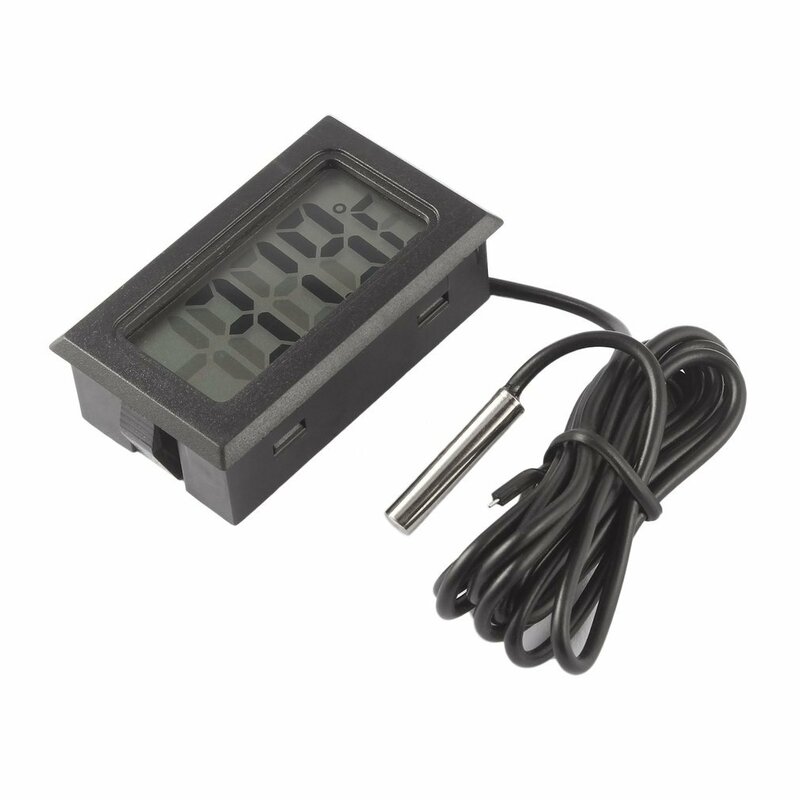 Thermomètre numérique LCD TL8009, pour congélateur, température-50 ~ 110 degrés, sonde, thermomètre de réfrigérateur, ligne 1m avec batterie bouton LR44