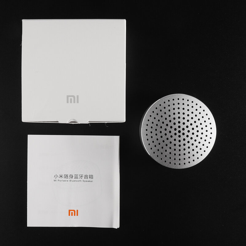 Xiaomi Portable Bluetooth haut-parleur barre de son Mini sans fil Xiaomi haut-parleurs Mi petit haut-parleur colonne métallique basse Subwoofer avec micro