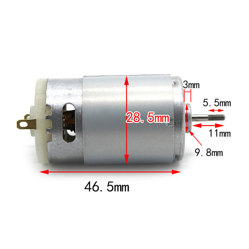 FEICHAO 390/820/030/610/395/N20 Model High Torque Motor DC 7.4V 19500RPM Metal Electric Motor for DIY Technology Production Toy