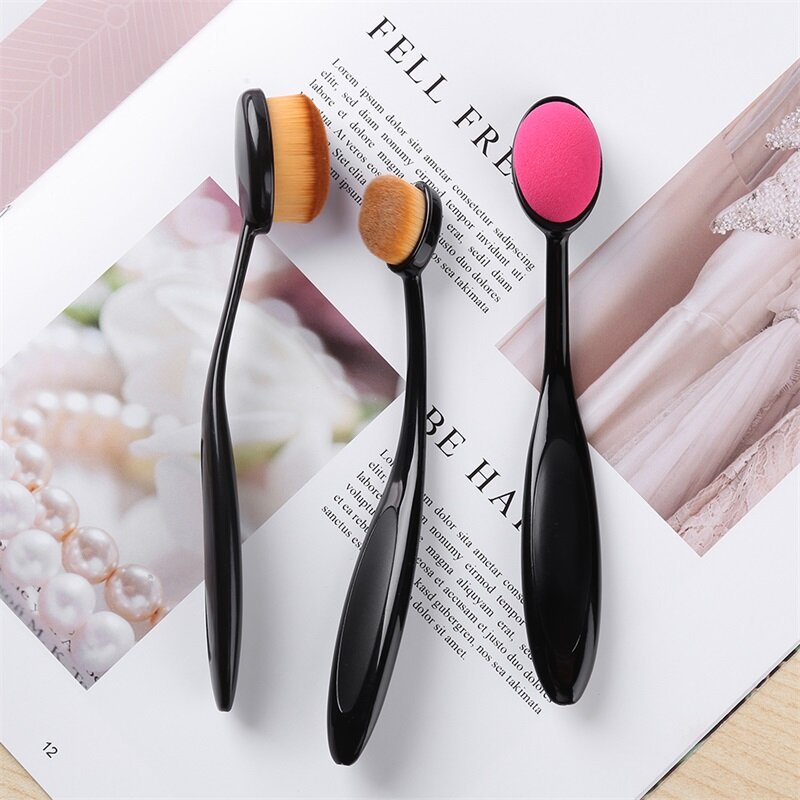 Soft Blending Brush 3 Styles Drawing Painting Brush Makeup Brushes for Cutting Dies&stamp Diy Scrapbooking Background Card 2021