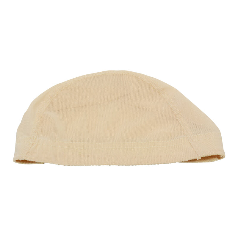 1 шт., растягивающаяся плетеная шапочка для парика, черного или бежевого цвета