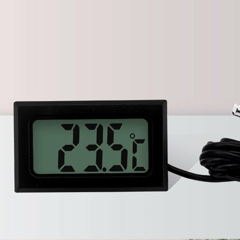 Электронный цифровой термометр, цифровой измеритель температуры воды в аквариуме, холодильнике, водонепроницаемый зонд