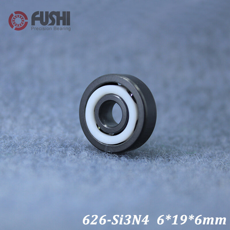 626 Full Ceramic Bearing ( 1 PC ) 6*19*6 mm Si3N4 Material 626CE All Silicon Nitride Ceramic Ball Bearings