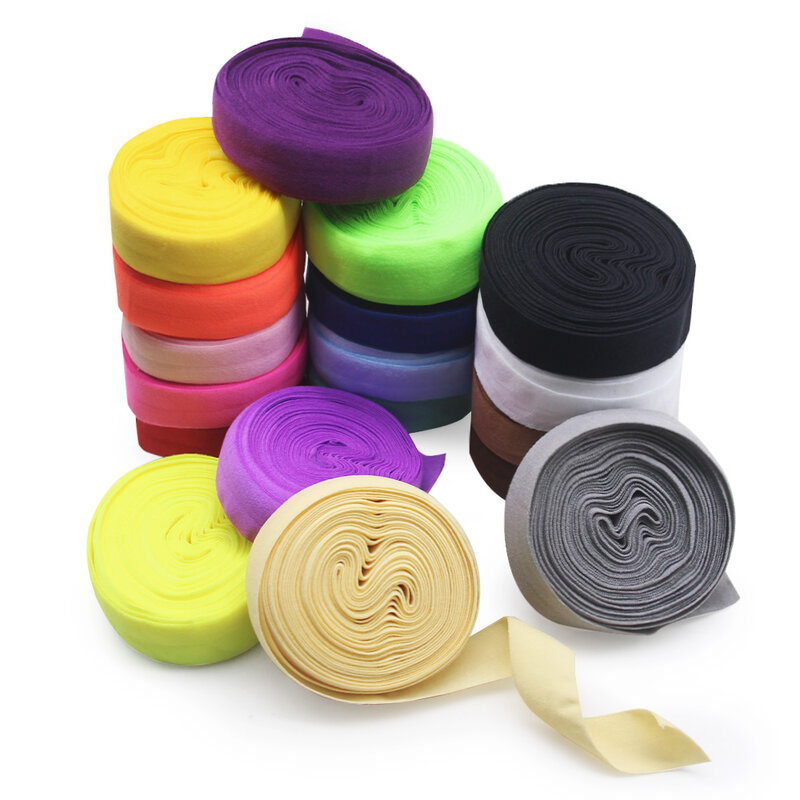 Cinta elástica de 3/4 "(20mm), cinta elástica de licra, Multicolor, para costura, adorno de encaje, accesorio de ropa
