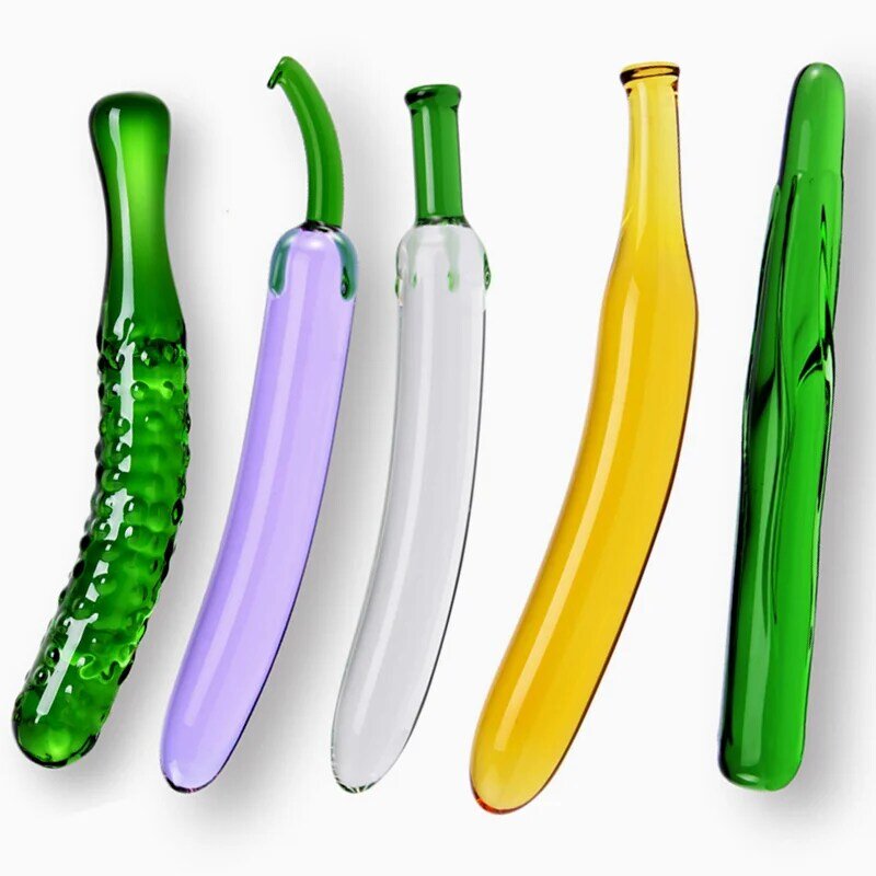 Cristallo Pyrex vetro Dildo pene artificiale granello e spirale spina di vetro G Spot simulatore giocattoli adulti del sesso per uomini donne