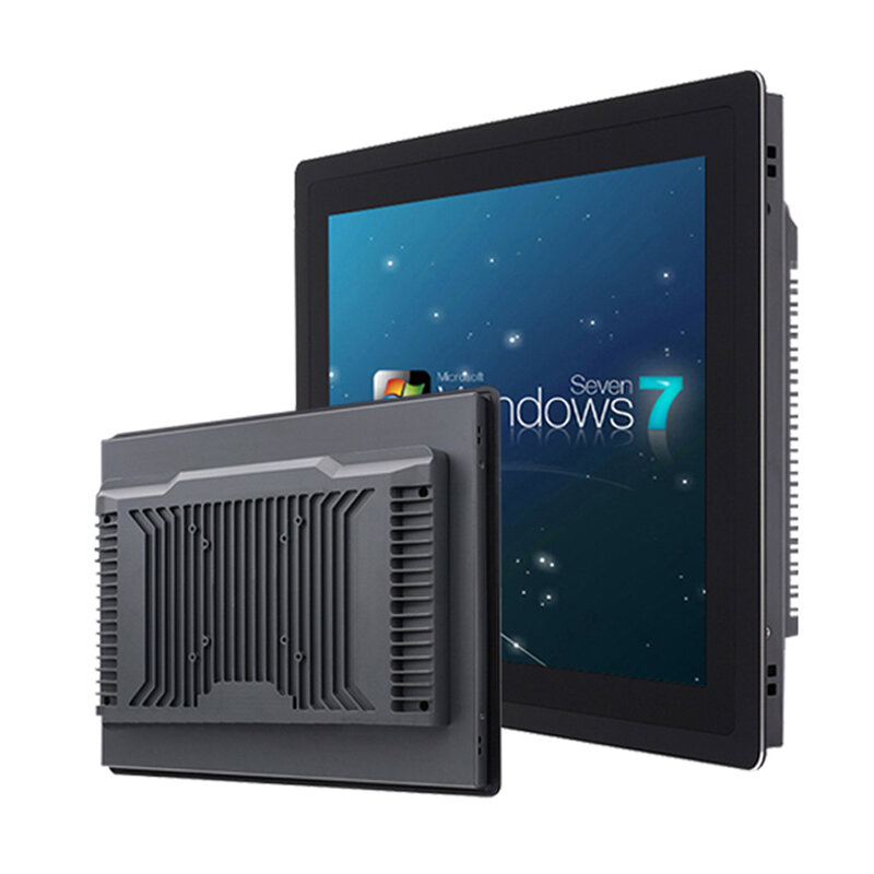 18,5 15,6 дюймовый встроенный все в одном планшетный ПК панель Промышленный компьютер с резистивным сенсорным экраном WiFi RS232 COM для Win10 Pro