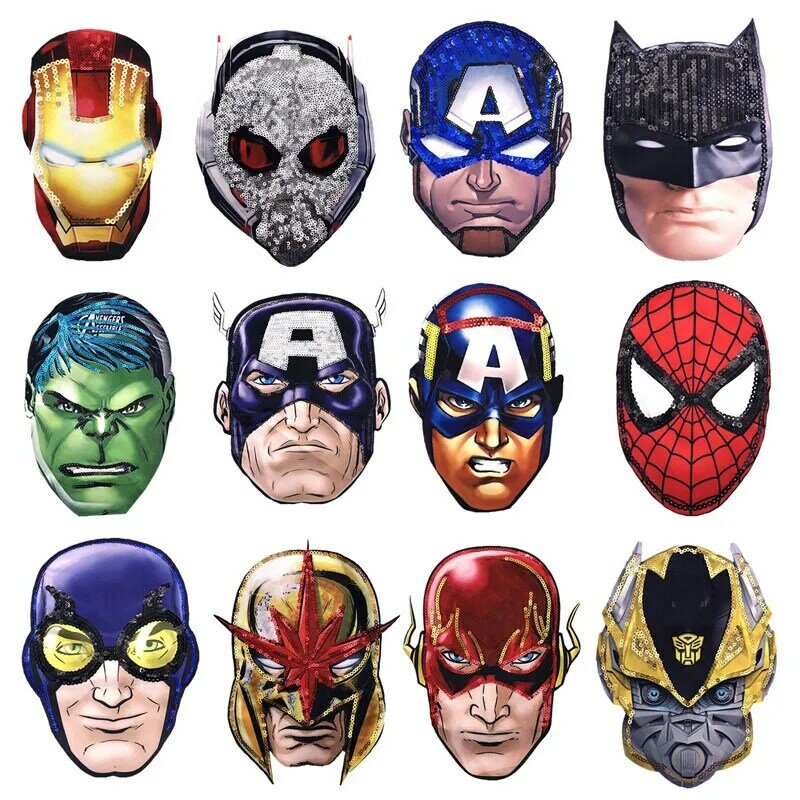 Cartoon Avengers Stoff patches Bekleidungs Zubehör jungen heros stickerei Nähen patch DIY Bekleidungs Dekoration Pailletten Tuch aufkleber