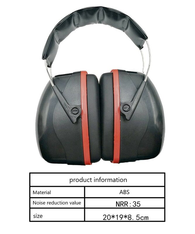 Lärm Reduktion Sicherheit Gehörschutz NRR 35dB Shooters Gehörschutz Ohrenschützer Einstellbare Schießen Ohr Schutz