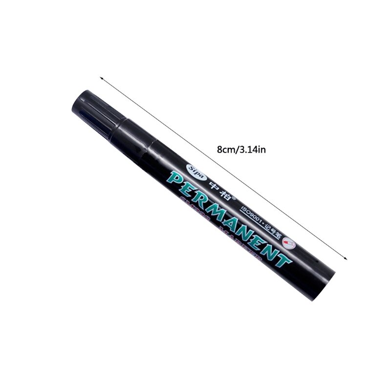 YYDS 3.0mm Black Permanent Marker Work on Most Surface Permanent Markers for Plastic Freezer Bags Food Storage Containers