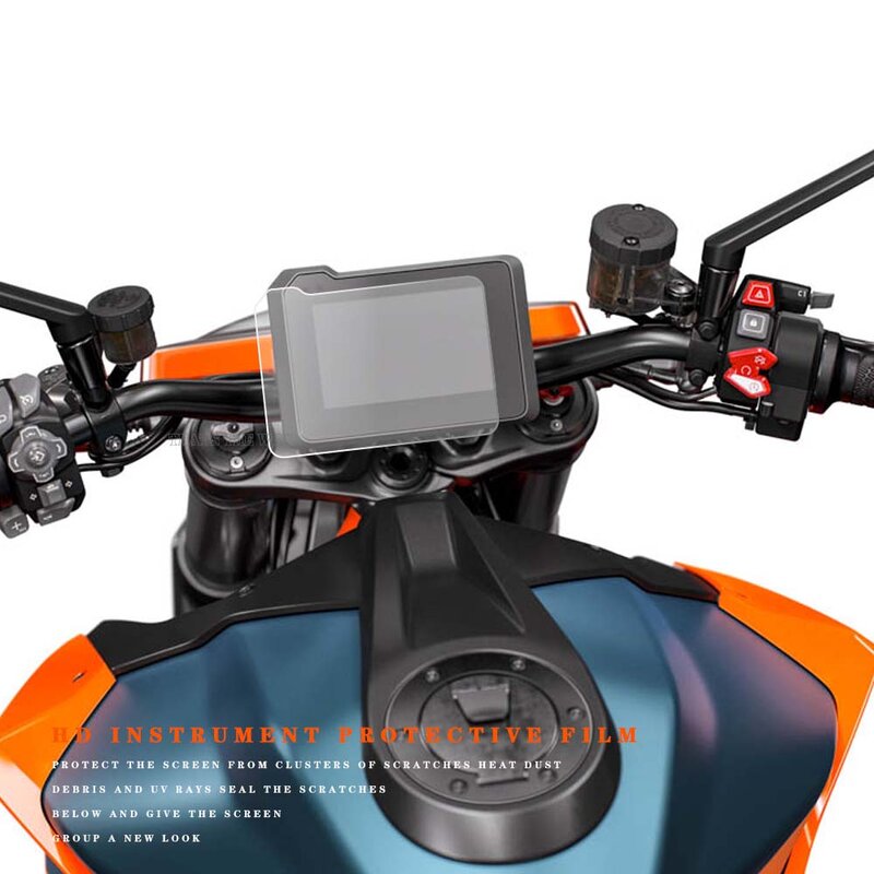 Dla 1290 SUPER książę R 2021 2020 motocykl Scratch klastra ekran Dashboard ochrony instrumentu Film
