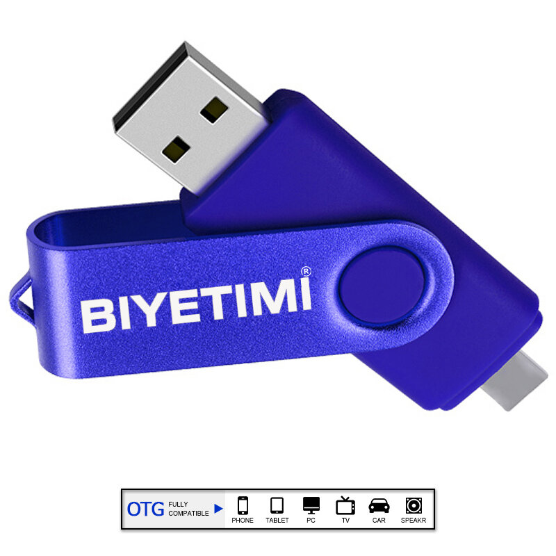 Chiavetta USB Biyetimi 128gb tipo C 3.0 stick 64gb pendrive 16gb pen Drive 32gb memory stick di tipo C per telefono e pc