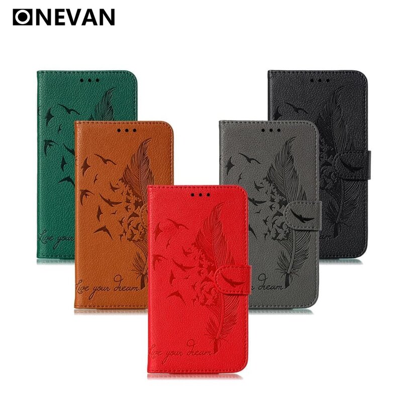 Animal Print PU Leather Case for iPhone 8 7 Plus X XR XS 11 Pro Max 6 6s Flip Wallet Cover Card Holder Purse Bag Black Red Case