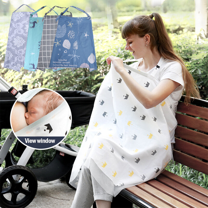 Poncho ajustable y transpirable para alimentación del bebé, delantal para cubrir la privacidad de la lactancia de la mamá, paño de enfermería, al aire libre