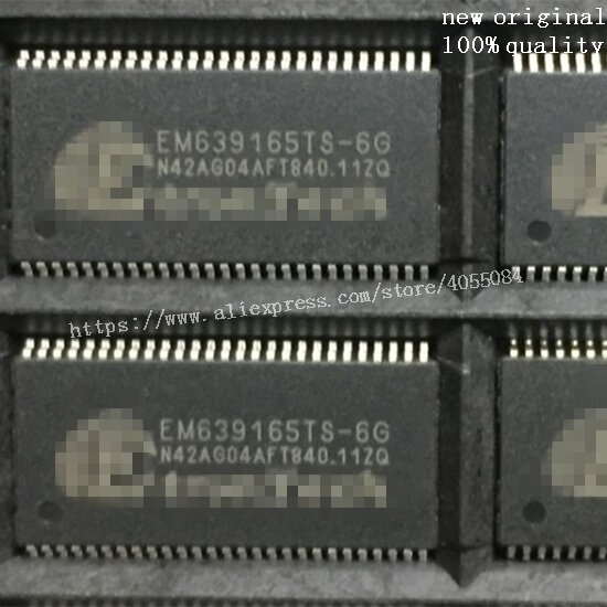 Composants électroniques IC, 3 pièces, EM639165TS-6G, EM639165