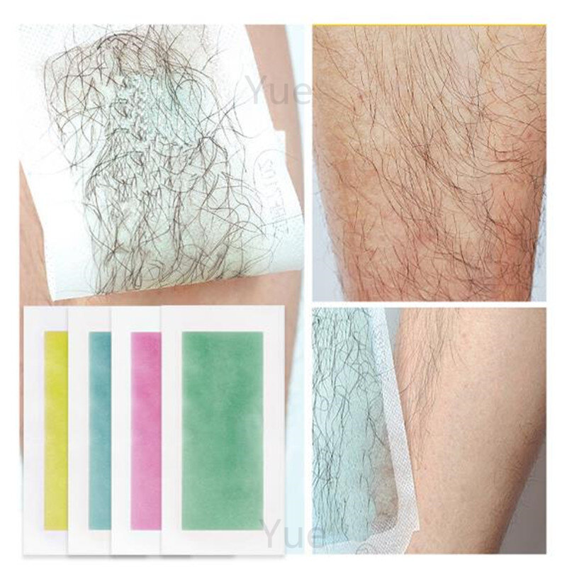 9*18cm 50 Sheets Professional Double Sided Wax Paper Hair Removal Wax Strips depilation For Bikini Leg Body Face Wholesale 20#