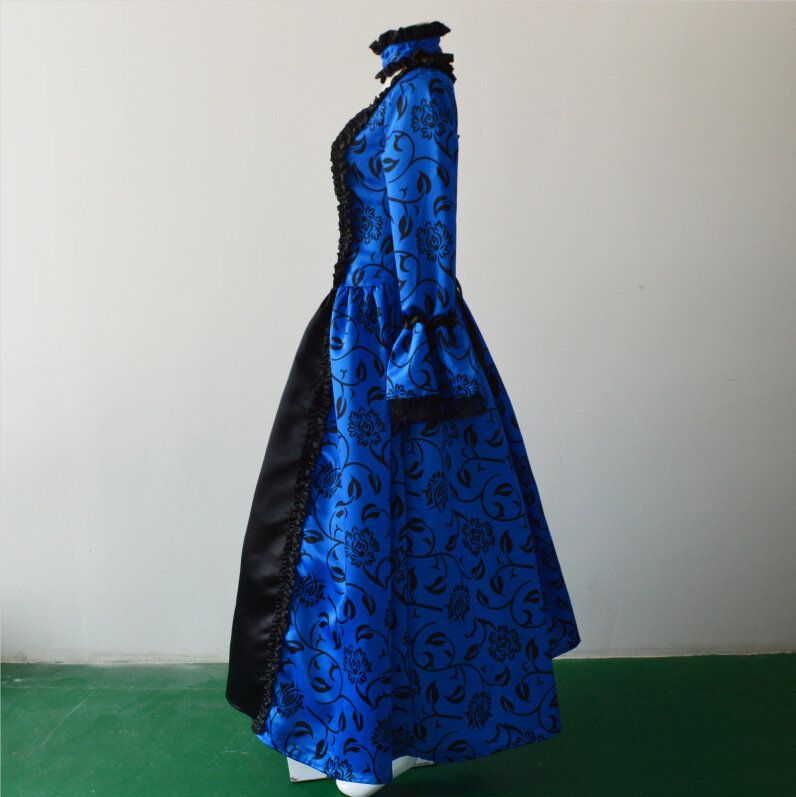 Siècle participé robe gothique médiévale Renaissance robe en dentelle MasTim ade Costume robe de Rhrobes grande taille S-XXXXXL