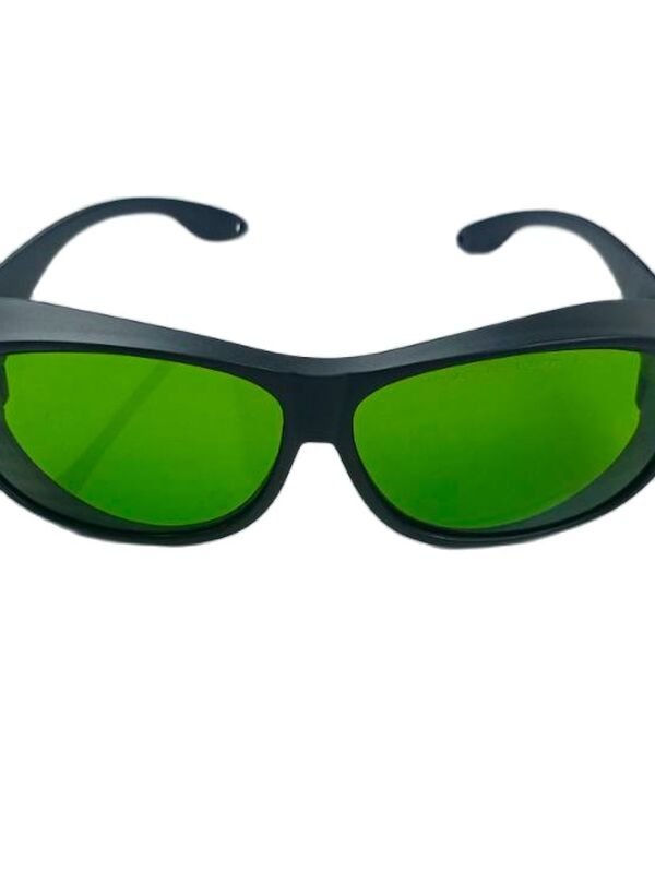 O,D 7 + laserowe okulary ochronne do laserów 1064nm 1070nm 1080nm z ściereczka do czyszczenia i twarda obudowa