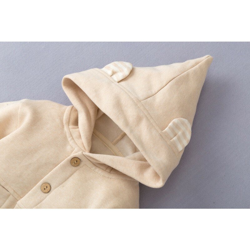 Baby autumn and winter sweater jacket boys girls clothing color cotton warm children cotton trench coat Newborn Outwear