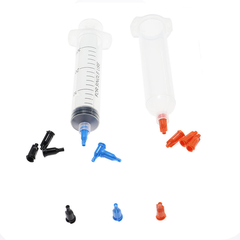 50pcs Luer Lock Cover screw Precision Tips Liquid Dispensing Syringe Plug Cap Sealing Head