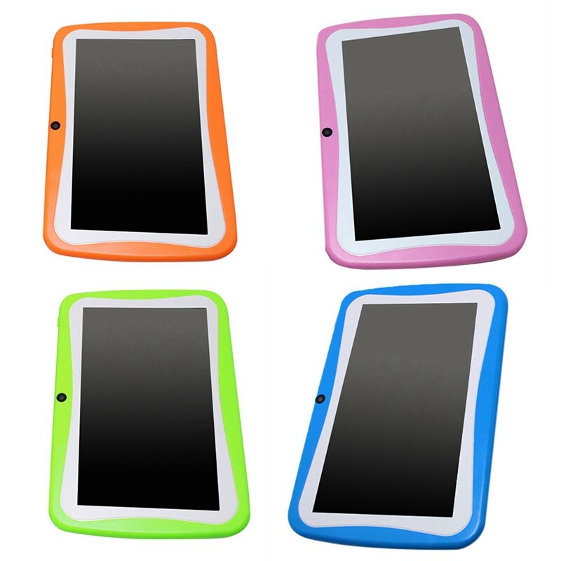 7 Polegada Crianças Tablet Android Dual Camera Wifi Jogo Educação Presente para Meninos Meninas, Plugue Da Ue