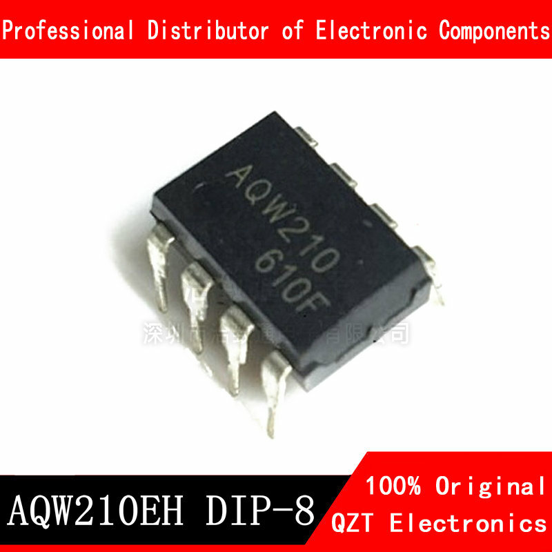 10 قطعة/الوحدة AQW210EH AQW210 DIP-8 Optocoupler جديد الأصلي في المخزون